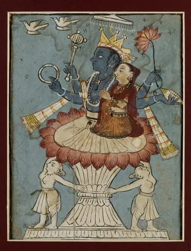 Vishnu and Lakshmi, by Unknown