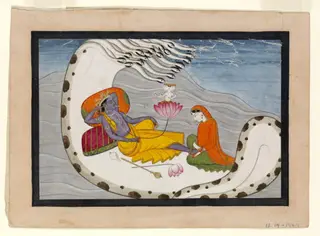 Vishnu and Lakshmi, by Unknown