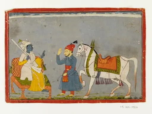 Vishnu as Kalki, by Unknown