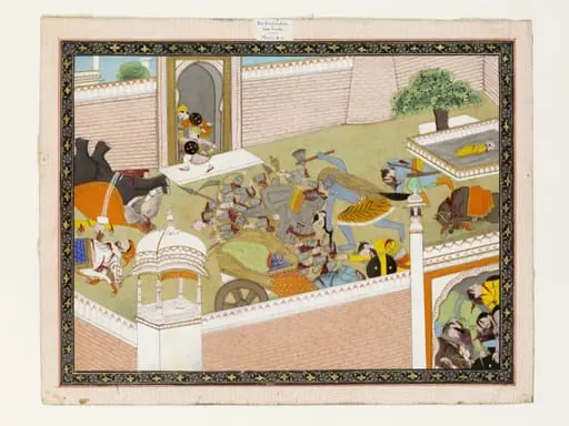 Vishnu as Parasurama, by Unknown