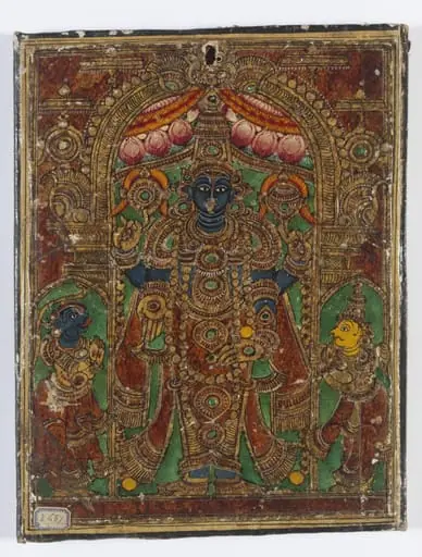 Vishnu, Garuda and Hanuman, by Unknown