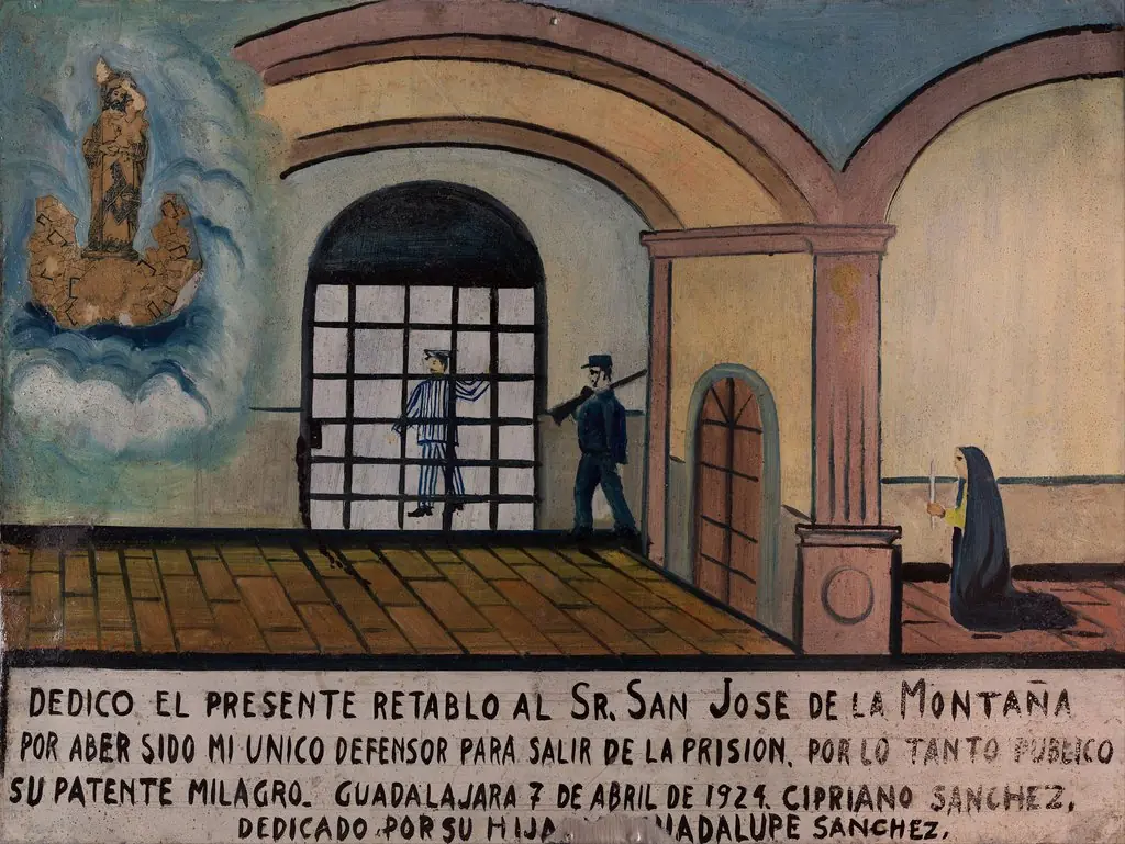 Votive ofering dedicated to Lord Saint Joseph, by Unknown