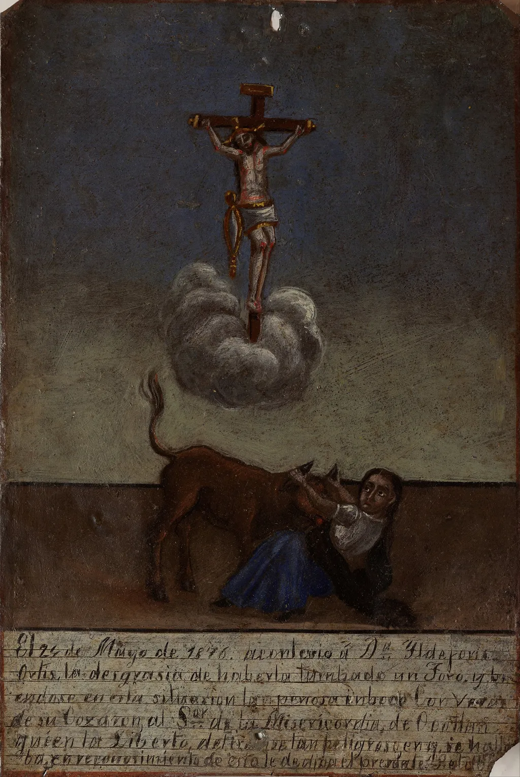 Votive offering dedicated to the Lord of Mercy, by Unknown, unspecified, 1888