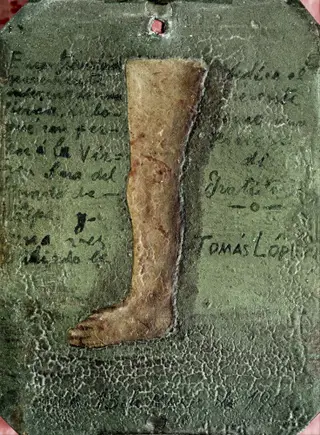 Votive offering dedicated to the Virgin of Talpa, by Unknown, 1922