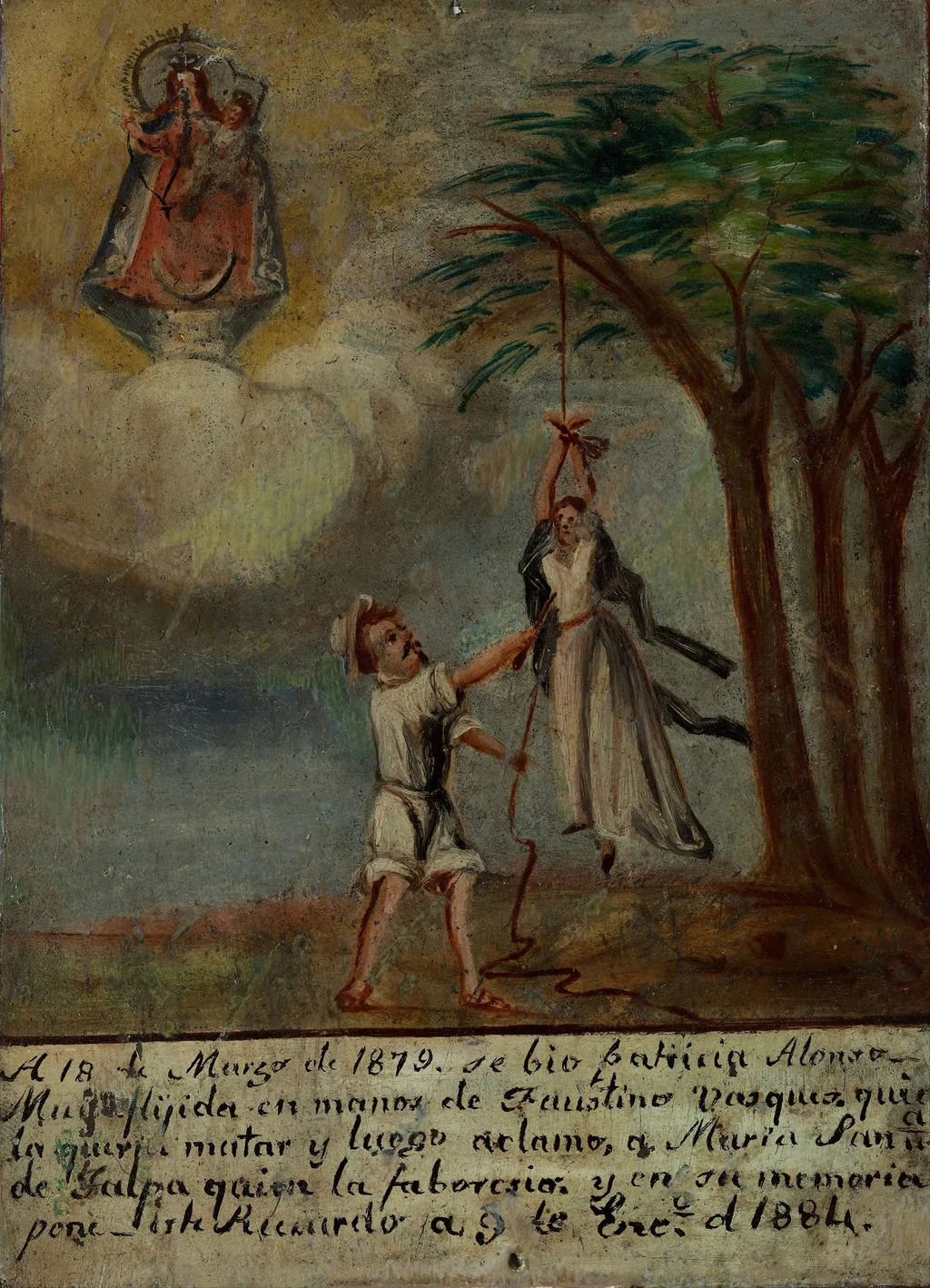 Votive offering dedicated to the Virgin of Talpa, by Unknown, unspecified, 1890