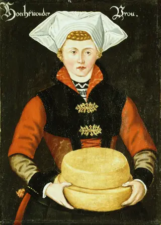 Vrouw uit Hoogwoud, by Unknown, 1550