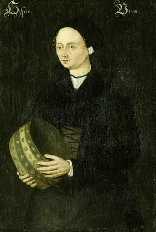 Vrouw uit Jisp, by Unknown, 1550
