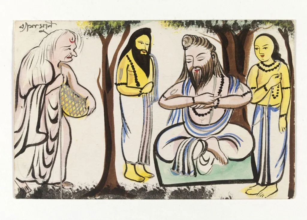 Vyasa, by Unknown, paint, 1890