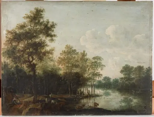 Waldlandschaft, by Unknown