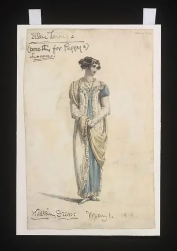 Walking Dress print, by Unknown