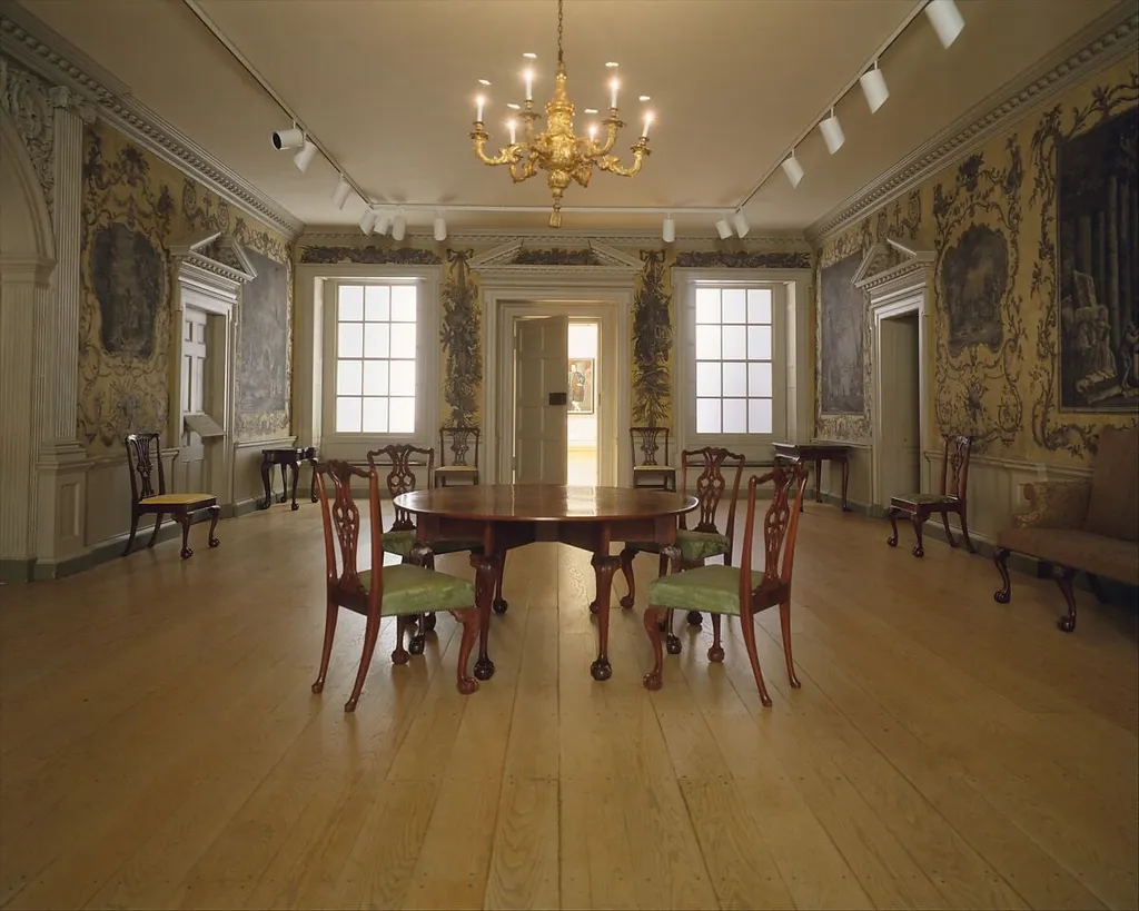 Wallpaper, by Unknown, tempera, 1768