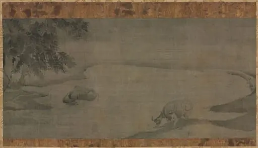 Water Buffalo and Herdboys, by Unknown