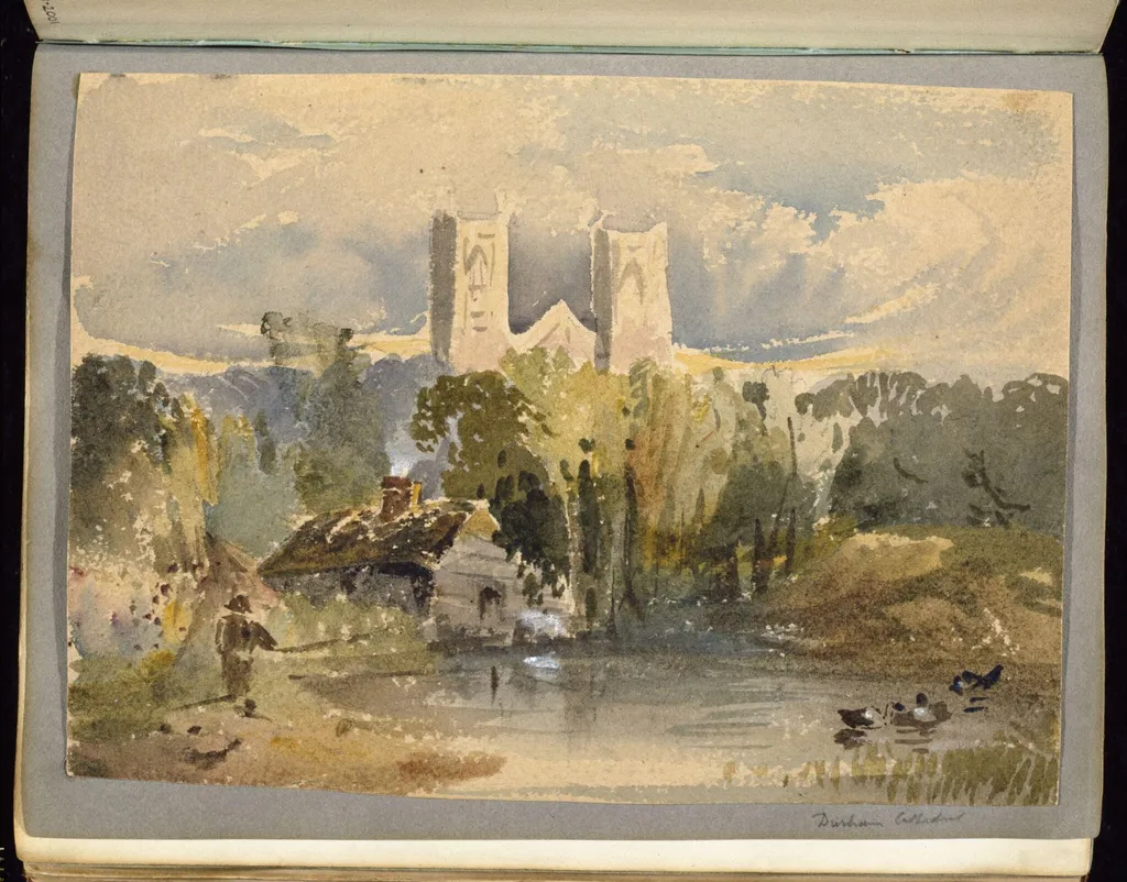 watercolour from the Ionides Album, by Unknown, 1850