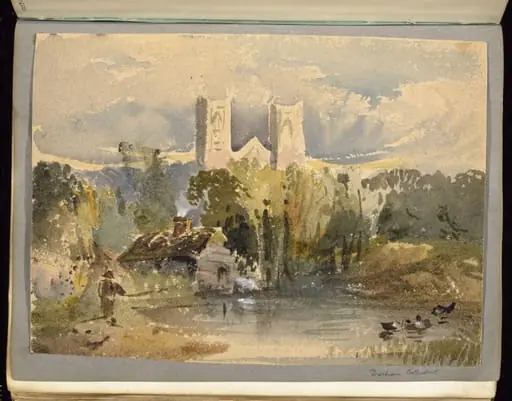 watercolour from the Ionides Album, by Unknown