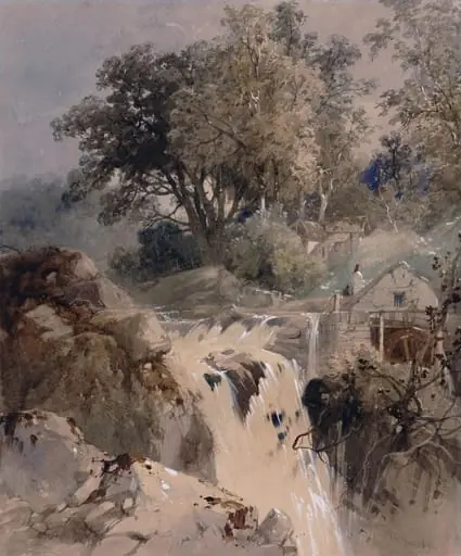 Waterfall, by Unknown