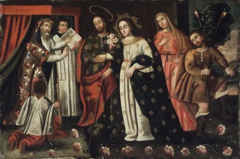 Wedding of Mary and Joseph, by Unknown
