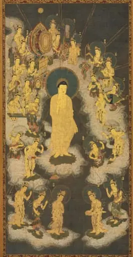 Welcoming Descent of Amida (Amida Raigō), by Unknown