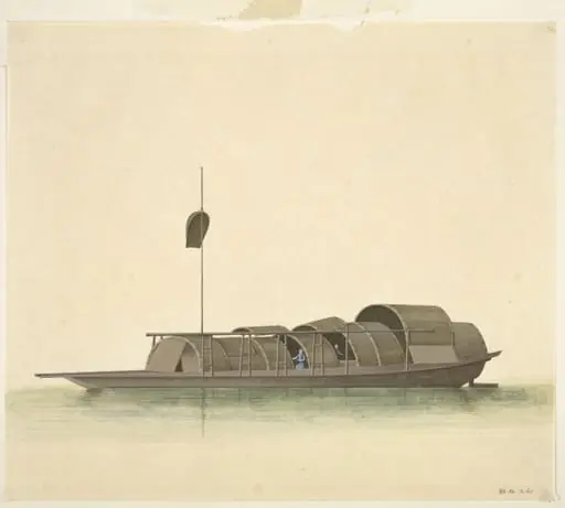 West River Rice Boat, by Unknown