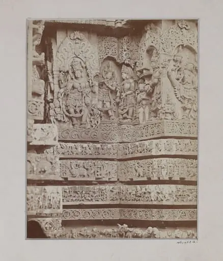 Western front of the great temple at Halebid, by Unknown