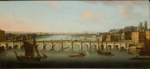 Westminster Bridge from the North, by Unknown
