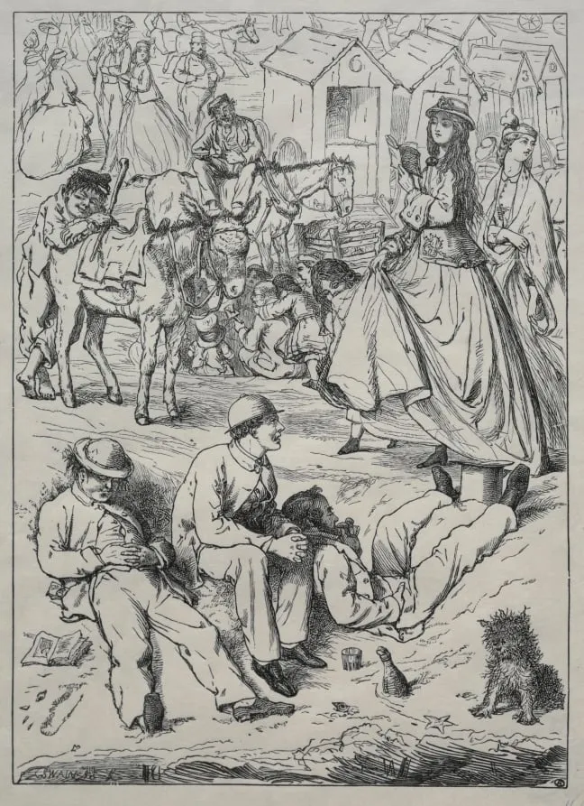 What We Did at the Seaside - Nothing, by Unknown, 1862