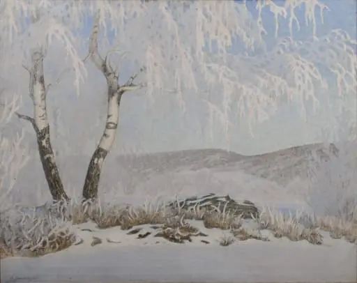 White Frost in Sunshine, by Unknown