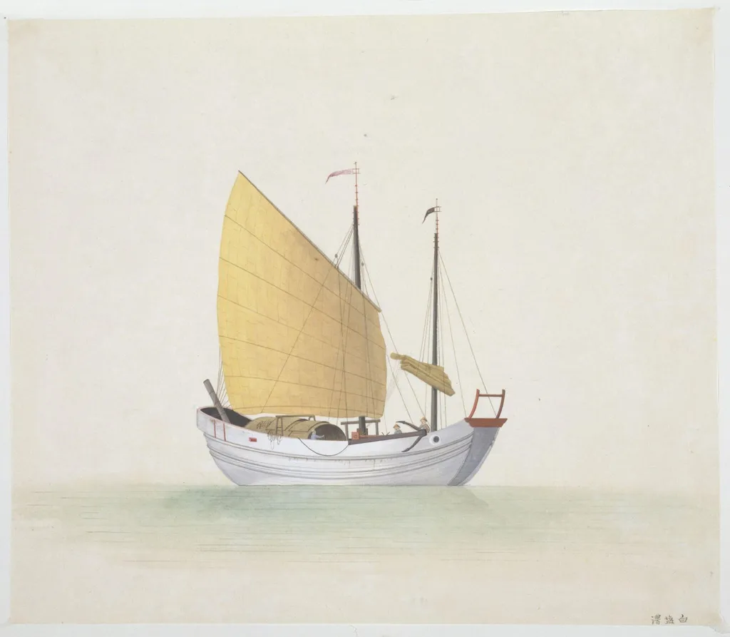 White Salt Boat, by Unknown, paint, 1810