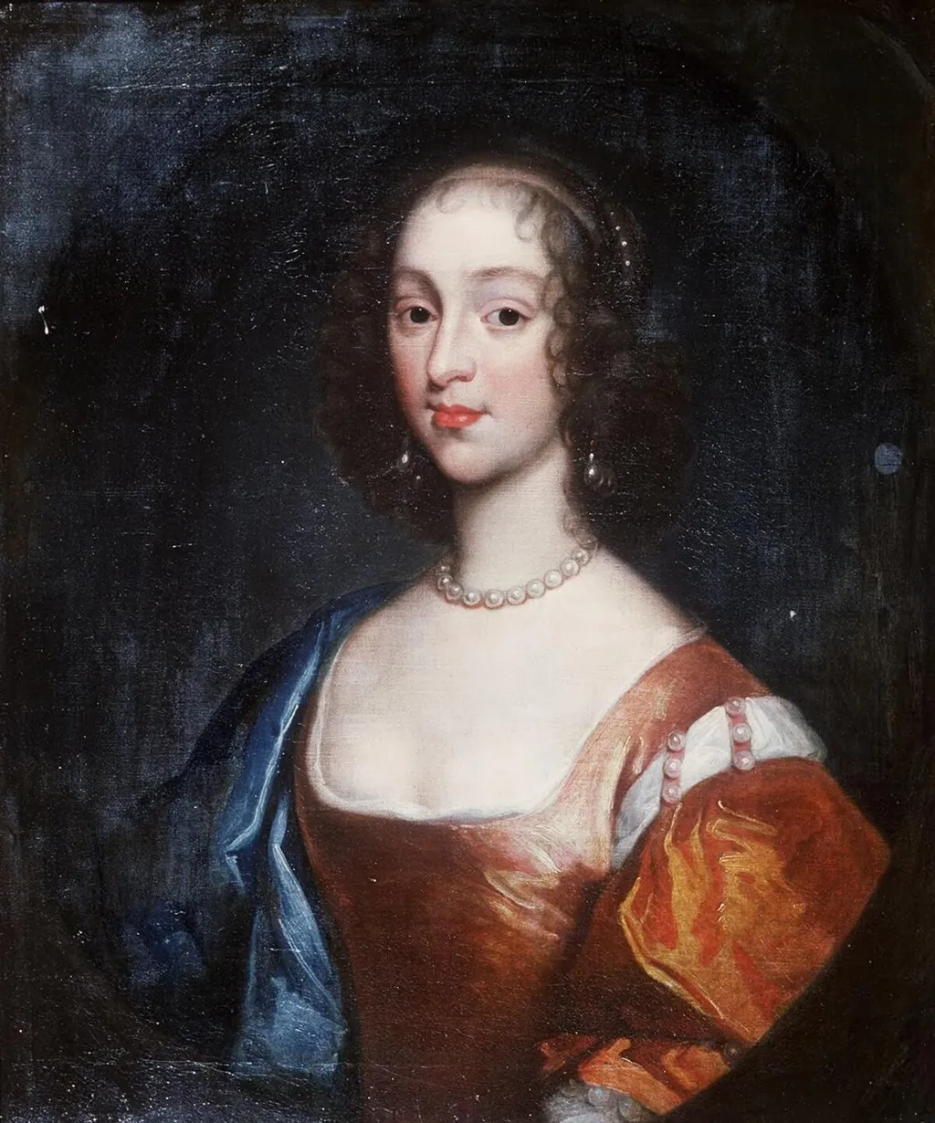Wife of David Lloyd, by Unknown, oil, 1664