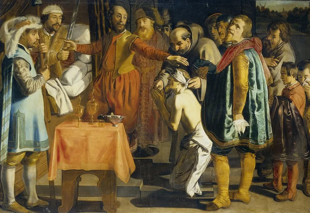 Willem III, Count of Holland, Ordering the Beheadal of the Bailiff of Zuid Holland, 1336, by Unknown