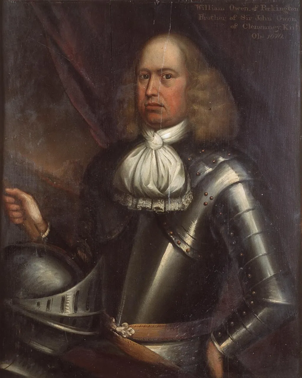 William Owen I of Porkington, by Unknown, oil, 1660
