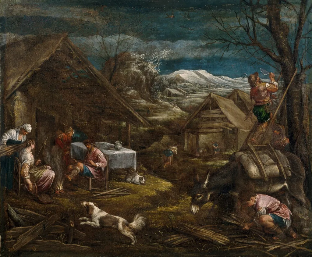 Winter, by Unknown, oil, 1551