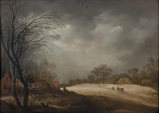 Winter Landscape, by Unknown