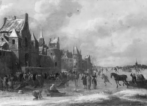 Winter Scenery, by Unknown