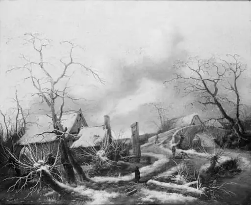 Winter Scenery, by Unknown