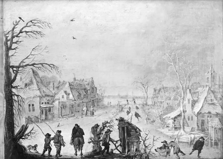 Winter Scenery, by Unknown