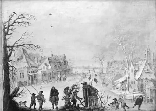 Winter Scenery, by Unknown