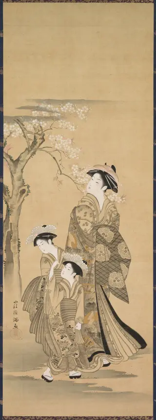 Woman and Two Children, by Unknown, 1924