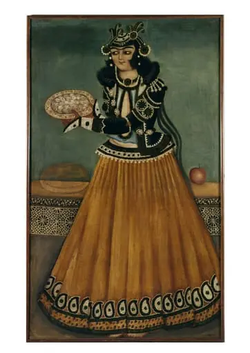 Woman Carrying a Plate of Sweets, by Unknown