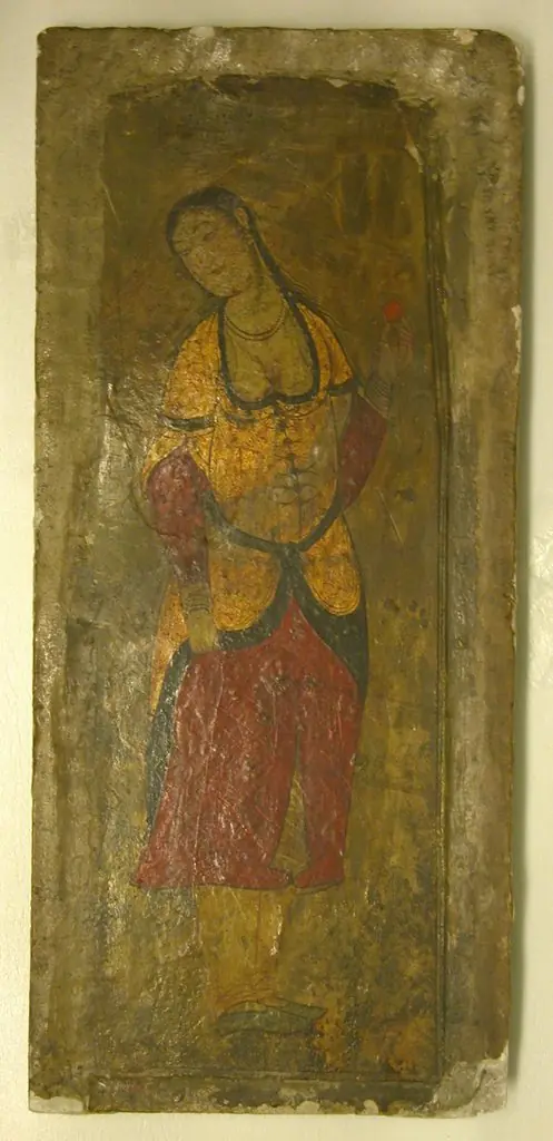 Woman Holding Fruit, by Unknown, 1650