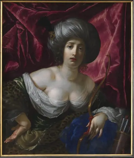 Woman Portrayed as the Goddess Diana, by Unknown