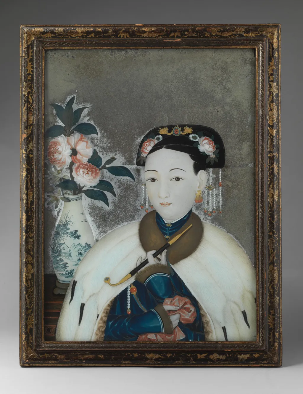 Woman with a pipe, by Unknown, unspecified, 1767