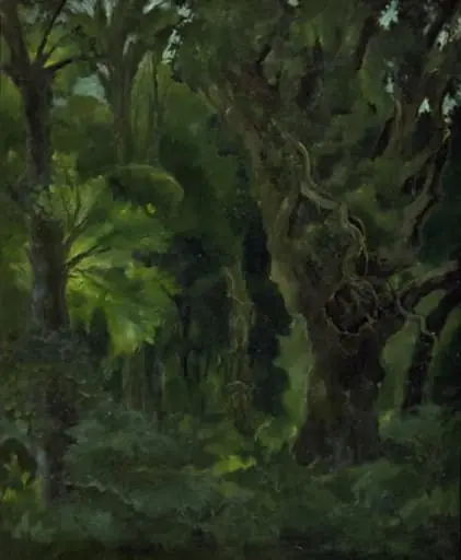 Wooded Landscape. "The Nordic Forest", by Unknown