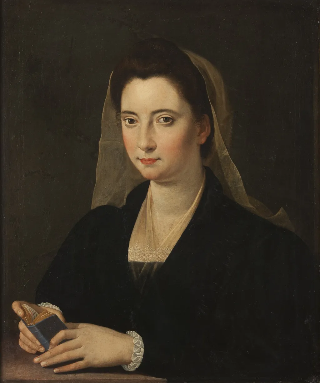 Young Lady, called Lucrezia Cenci, by Unknown, oil