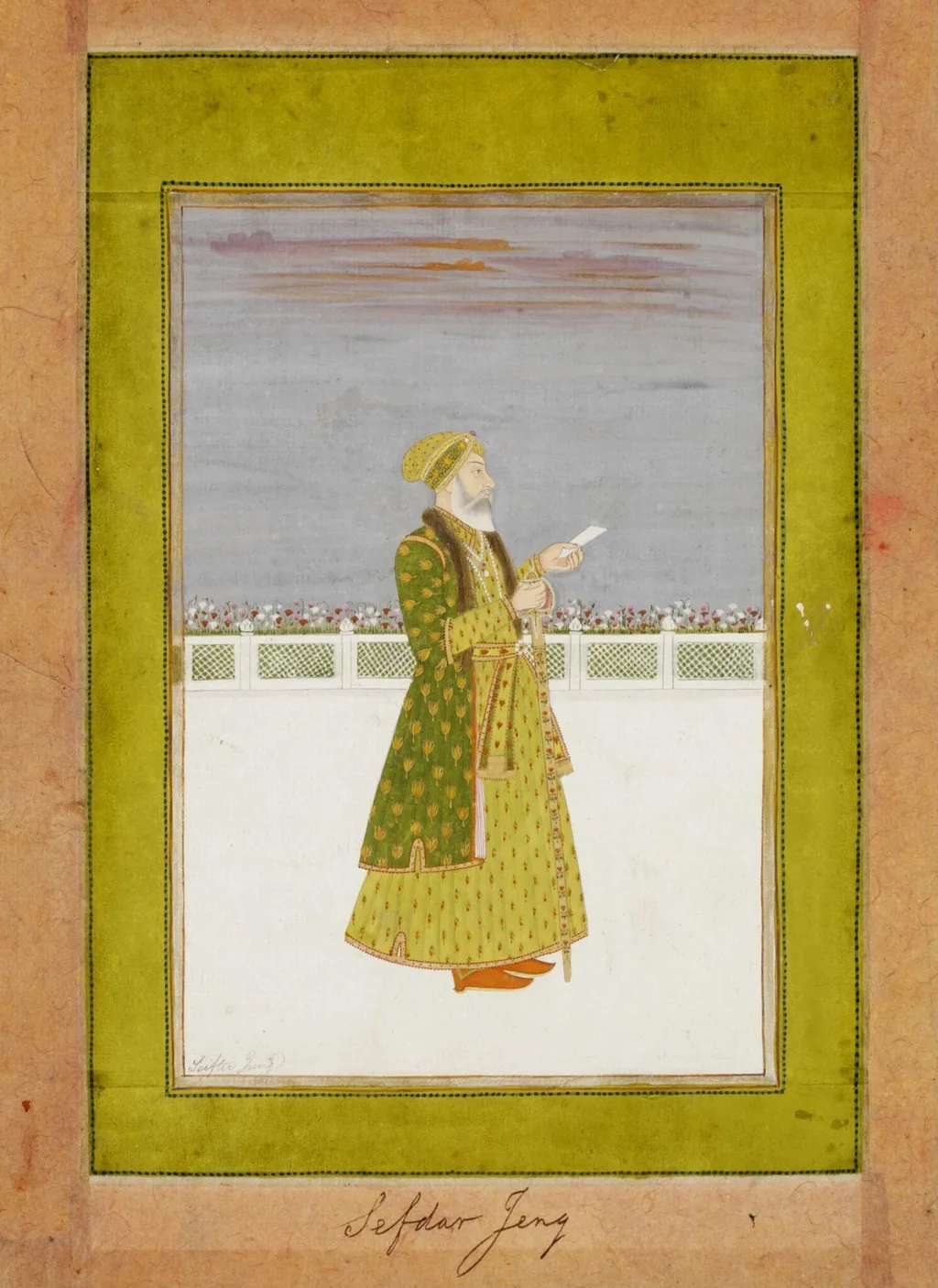 Zafdar Jung, by Unknown, paint, 1750