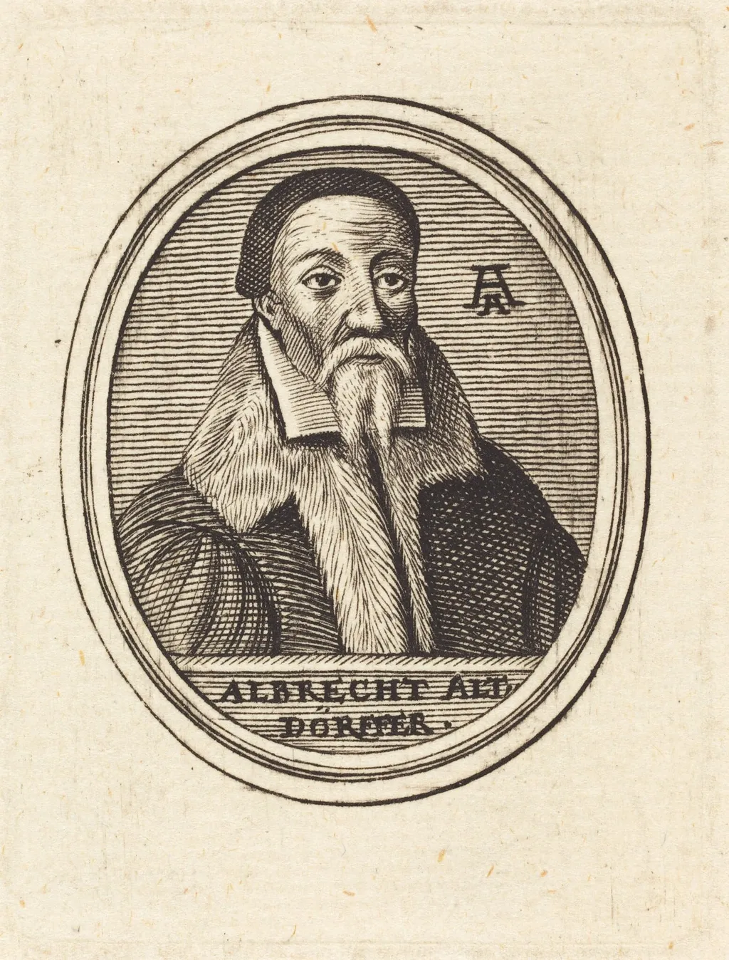Albrecht Altdorfer, by Unknown 16th Century, ink, 1550