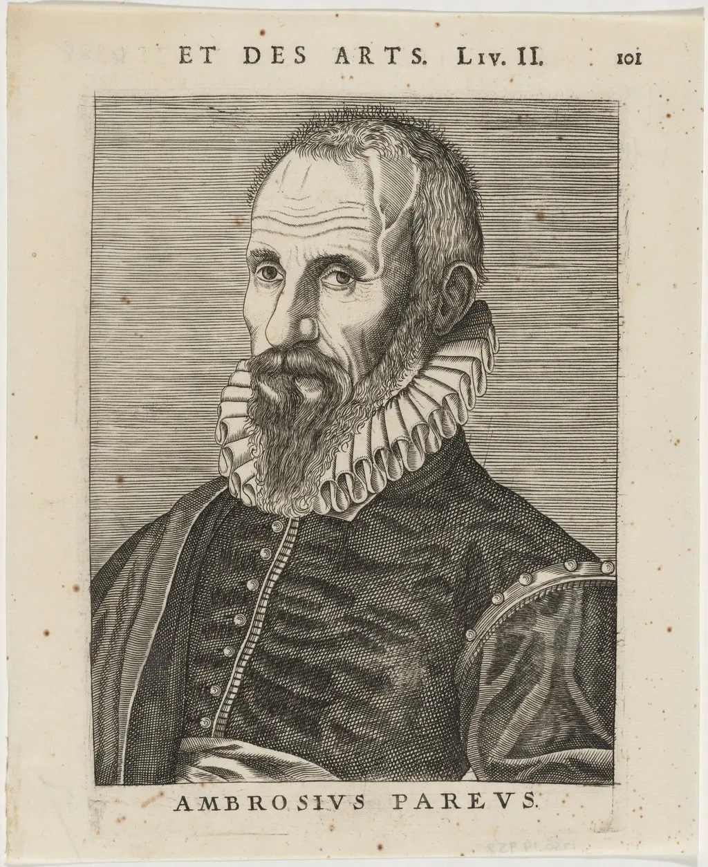 Ambrosius Parens, by Unknown 19th Century, ink, 1850
