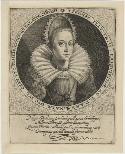 Anna, Daughter of Duke of Julich and Cleves, by Unknown 19th Century
