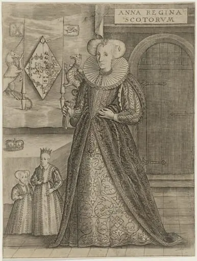 Anne of Denmark, by Unknown 19th Century