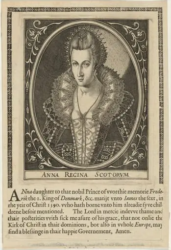 Anne of Denmark, Queen of James VI of Scotland, by Unknown 19th Century