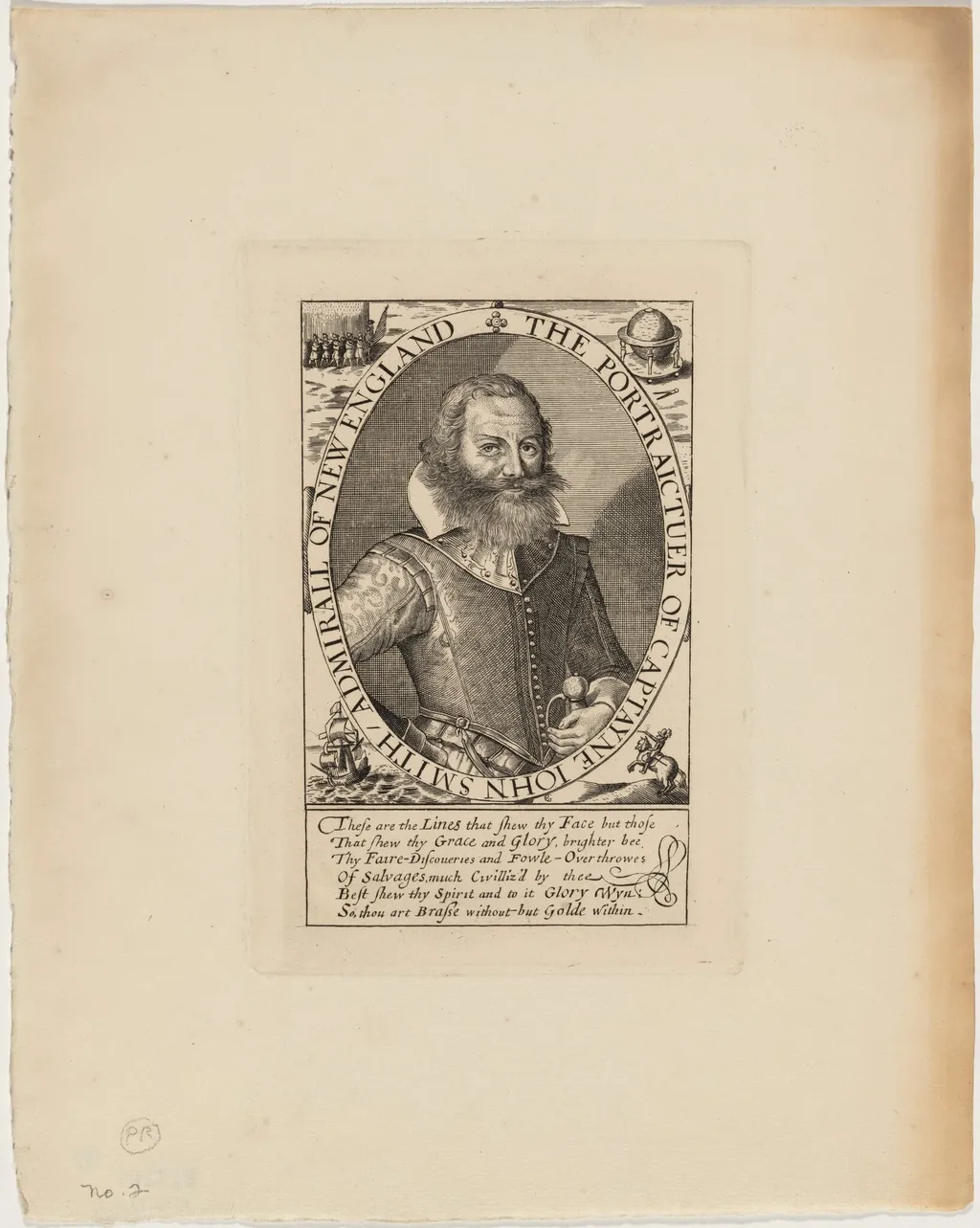 Captain John Smith, by Unknown 19th Century, 1850